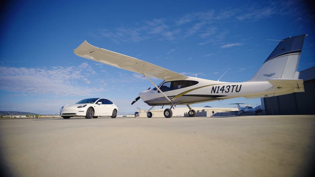 Car drives onto active taxiway at O.C. airport; driver is hospitalized, official says