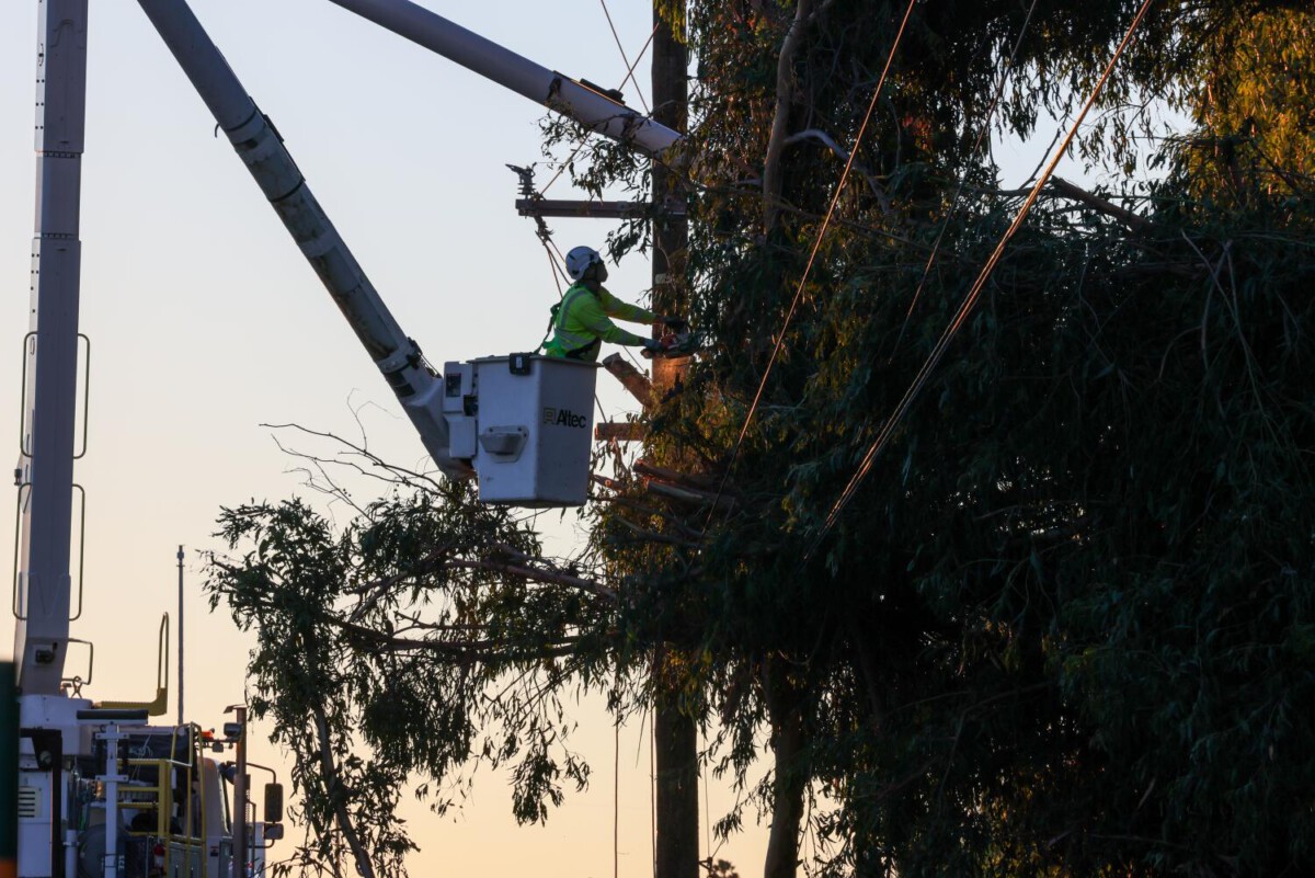 Powerful winds down trees and power lines in SoCal; Highway 118 closed in Moorpark