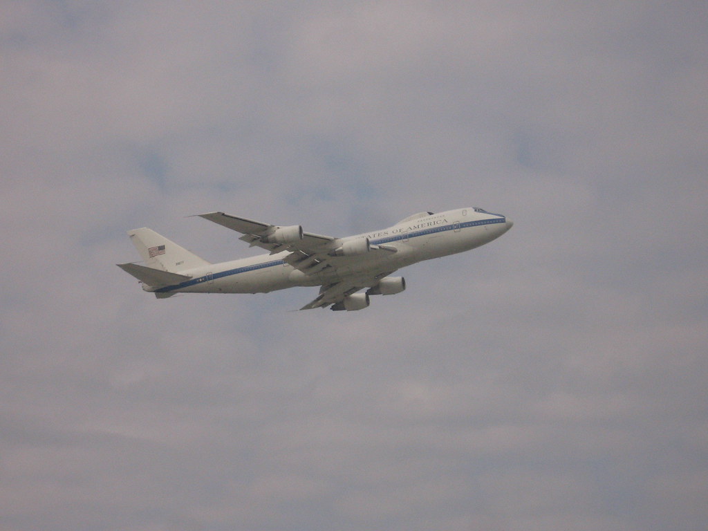 Presidential 'Doomsday Plane' Lands in Los Angeles, Provoking Panic