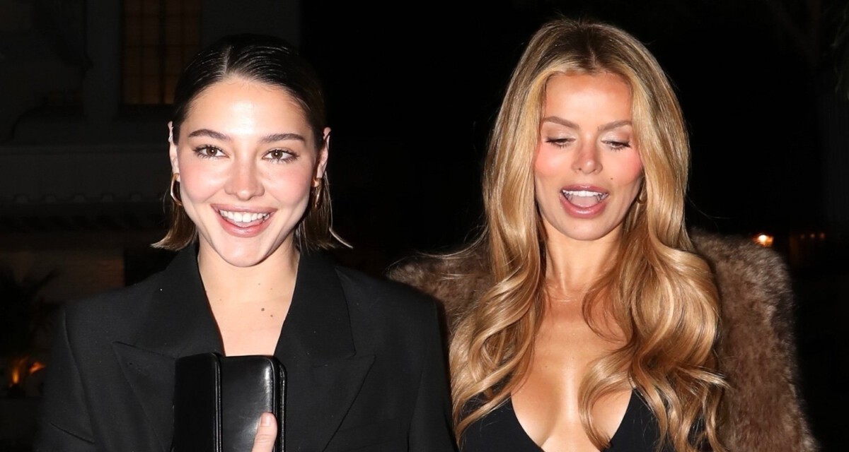 Madelyn Cline & Brooks Nader Hold Hands On Weekend Girls Night Out