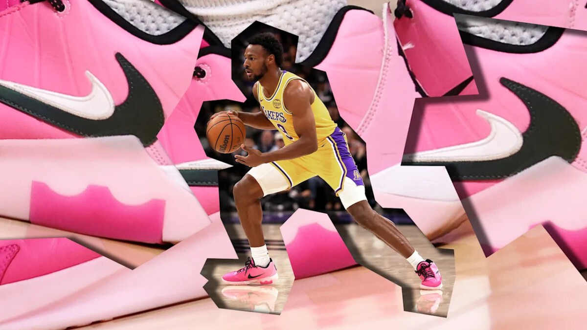 Nike just flipped its logo for LeBron’s son, Bronny James