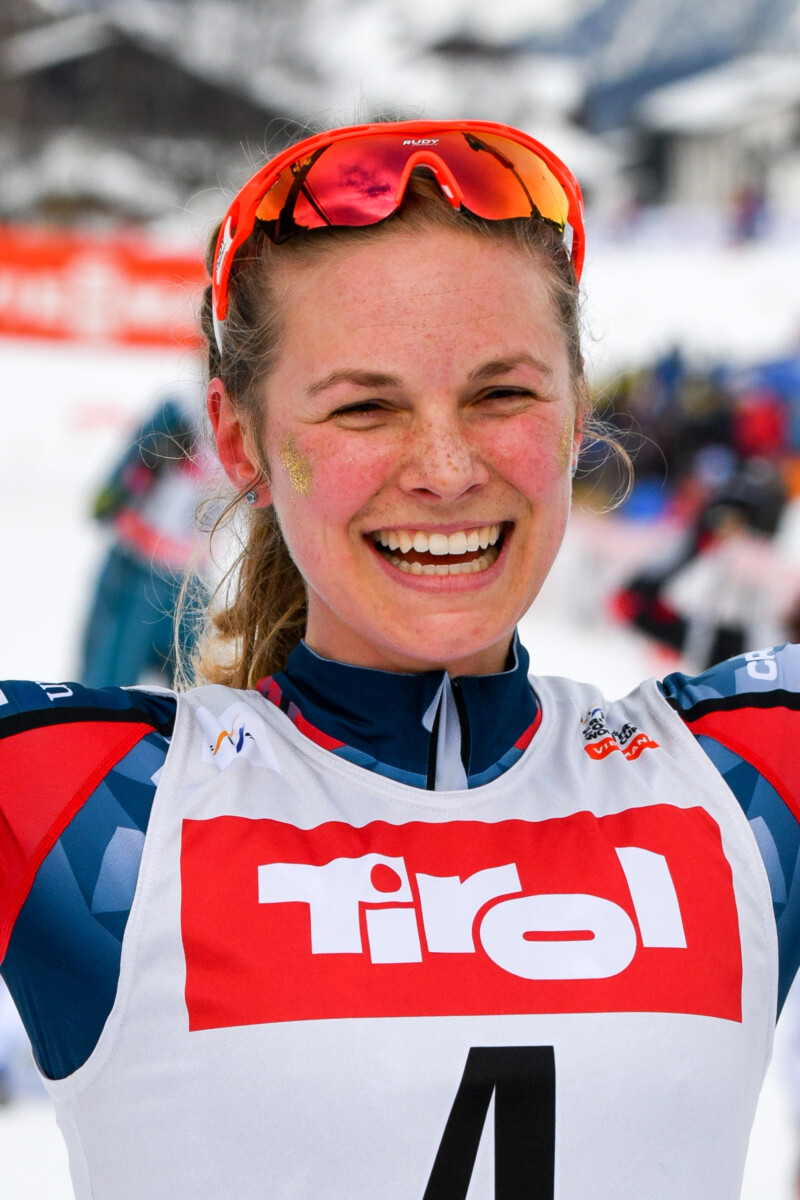 U.S. cross-country star Jessie Diggins claims bronze, medaling in third straight Olympics