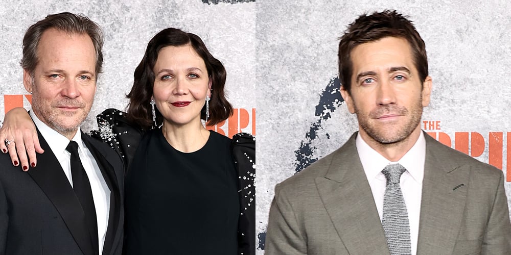 Maggie Gyllenhaal, Husband Peter Sarsgaard & Brother Jake Gyllenhaal Premiere Their New Movie 'The Bride!' In NYC