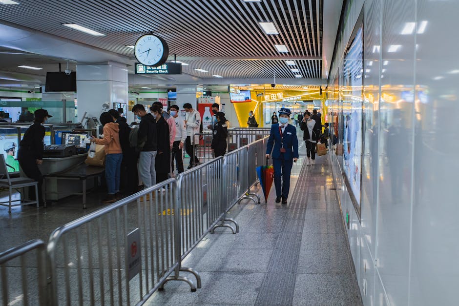 How architects design airports to handle superlong security lines