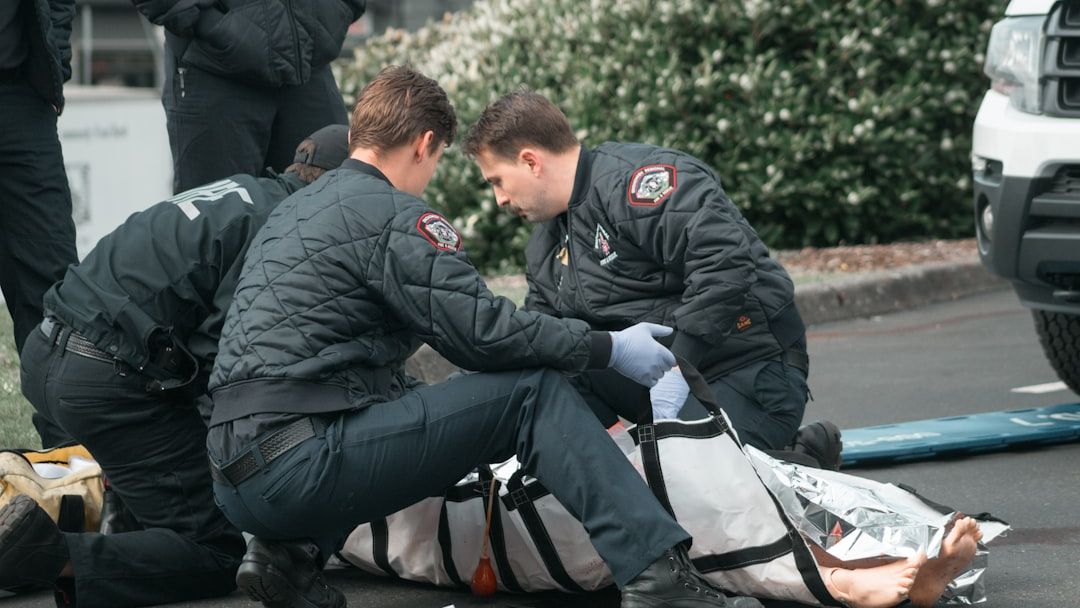 Man arrested after paramedic stabbed while stopping for coffee